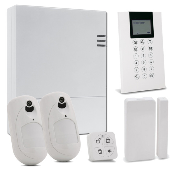 RISCO KIT_LIGHTSYS_AIR_D Kit de LightSYS Air con módulo 4G + 2 x PIR cámara + Contacto + Mando + Teclado