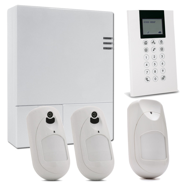 RISCO KIT_LIGHTSYS_AIR_M Kit de LightSYS Air con módulo 4G + 2 x Detector eyeWAVE con Cámara + Detector iWAVE Antimascotas +  Te