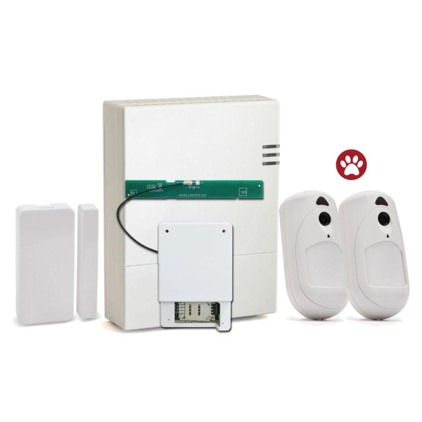 RISCO KIT_WICOM_ESPECIAL_7 Kit Wicomm 7 Central + 2xPIRCAM + Módulo 4G + Contacto Magnético