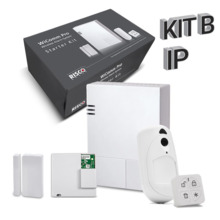 RISCO KIT_WICOMM_B_IP Kit "B" IP WiComm Pro Risco. Central+Módulo IP+Mando+PIRCAM+Contacto