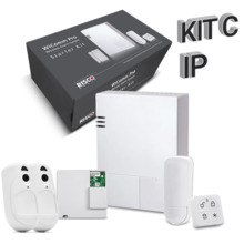 RISCO KIT_WICOMM_C_IP Kit "C" IP WiComm Pro Risco. Central+Módulo IP+Mando+2XPIRCAM+PIR