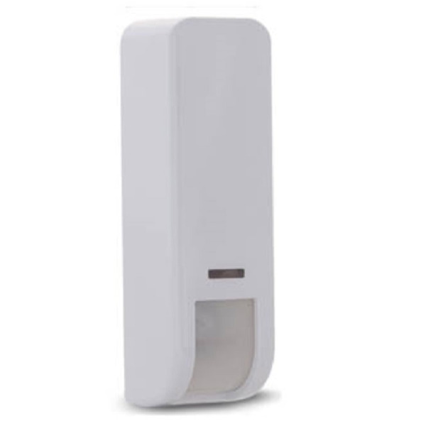 RISCO RK107DTB000B Detector Cortina Exterior DT AM cableado, Bus, 12m. Incluye soporte montaje pared. Modo Bus compatible LightS