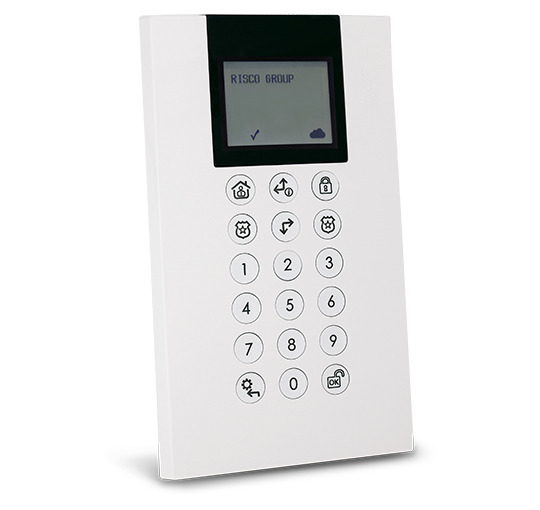 RISCO RP432KPP200D Teclado Panda cableado Grado 2 para LightSYS+ con Lector de Proximidad 13,56MHz (no incluye tags de proximida