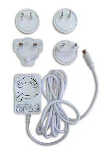 Comprar RP432PSRC00A Fuente de alimentación 5Vdc/2A,EU/UK/US/AU con conexión USB-C para RisControl, cámara u otros dispositivos, color blanco