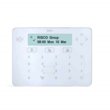 Risco RPKELPWT000B Teclado táctil Elegant blanco con Lector de Proximidad de Grado 3 para  LightSYS+, LightSYS y ProSYS Plus (no