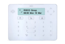 RISCO RPKELPWT000B Teclado táctil Elegant con Lector de Proximidad de Grado 3, blanco, para  LightSYS+ (no incluye tags de proxi