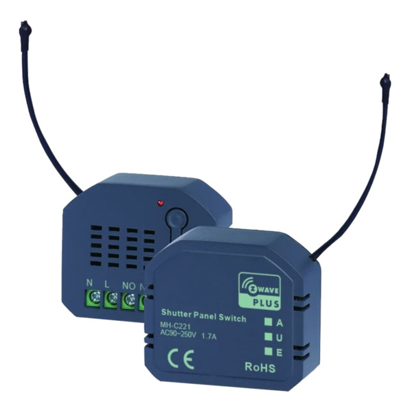 RISCO RPZWSH868EUA Micro módulo de control de persianas 500S, 868MHz