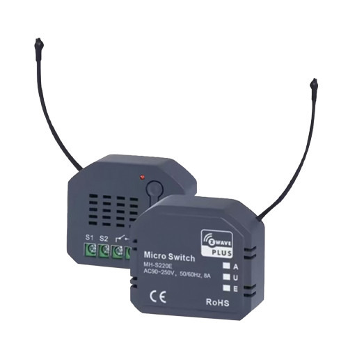 Risco RPZWSW868EUA Micro módulo interruptor ON/OFF 800S, 868MHz.