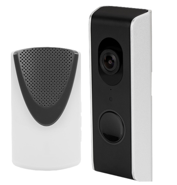 RISCO RVDBA701000A Videoportero WiFi con timbre inalámbrico