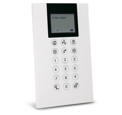 Risco RW332KPP800E Teclado Panda vía radio bidireccional de Grado 2 con Lector de Proximidad compatible con Agility y WiComm Pro