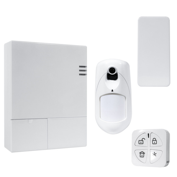 RISCO RW432P803EUA Kit PROMO LightSYS Air de 128 zonas vía radio con Detector PIR con cámara eyeWAVE (6)
