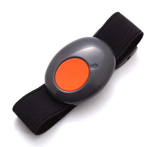 RISCO RWT51P80000B Pulsador de Pulsera de Alarma de Pánico de 1 botón vía radio unidireccional Risco