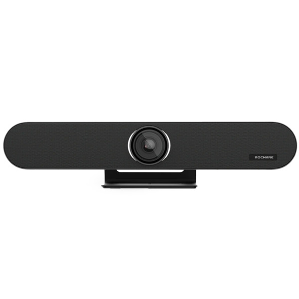 ROCWARE ROC-RB10 Barra de videoconferencia All in One - Resolución 4K - Ángulo de visión 120° - Array de micrófonos integrados -