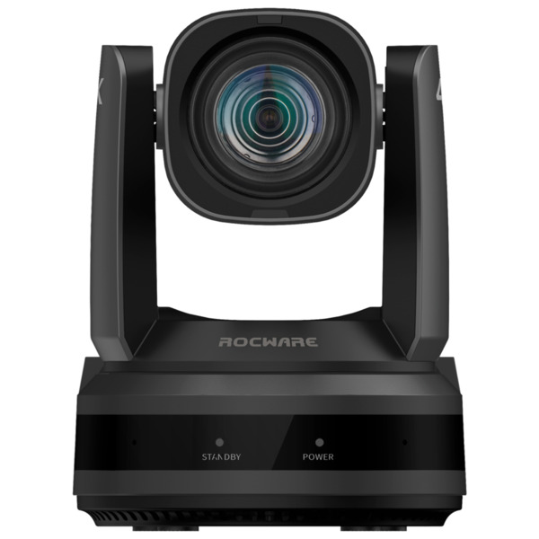 ROCWARE ROC-RC841UX Cámara PTZ - Resolución 4K - Ángulo de visión 80.8º - Zoom óptico 12X - Encuadre automático - PoE+ (1)