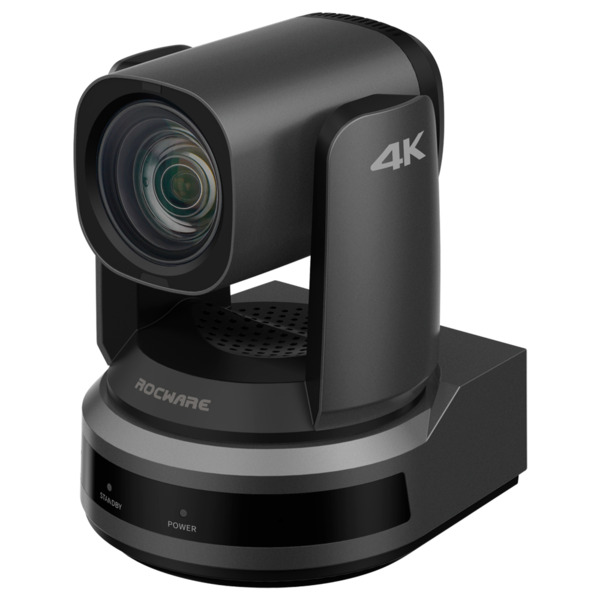 ROCWARE ROC-RC841UX Cámara PTZ - Resolución 4K - Ángulo de visión 80.8º - Zoom óptico 12X - Encuadre automático - PoE+