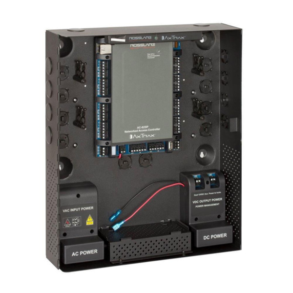 Rosslare CONAC-626 AC-825IP Panel de control de acceso para 4 lectores, ampliable a 56 lectores, tarjeta de red, hasta 60000 usu