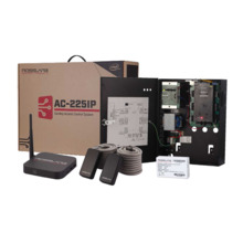 Rosslare CONAC-746 MS-K225IP-E Kit profesional de control de acceso para PYMES. Incluye 1 controlador de acceso en red para 2 pu