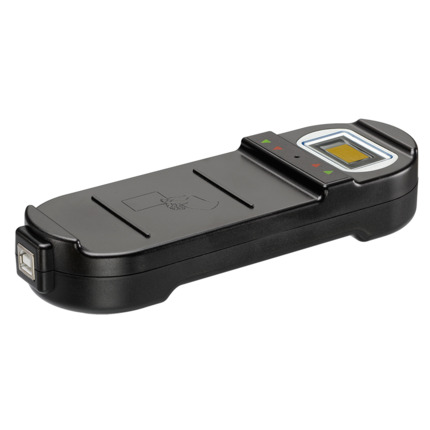 Comprar Rosslare CONAC-784 CP-R26A Programador de tarjetas MIFARE Classic® EV1 y de huellas. Dispositivo de sobremesa.