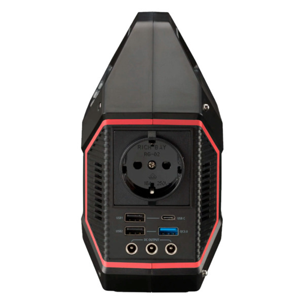 SAFIRE BATP100W-LI155WH Batería recargable de lítio - Gran capacidad 155Wh - 1 salida AC 220V - 3 salidas 9~12V DC - 4 salidas U (3)