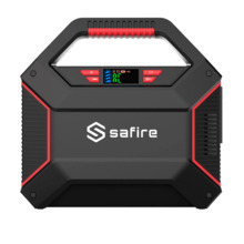 SAFIRE BATP100W-LI155WH Batería recargable de lítio - Gran capacidad 155Wh - 1 salida AC 220V - 3 salidas 9~12V DC - 4 salidas U