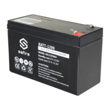 SAFIRE BATT-1290 Batería recargable - Tecnología plomo ácido AGM - Voltaje 12 V - Capacidad 9.0 Ah - 100 x 151 x 65 mm / 2570 g