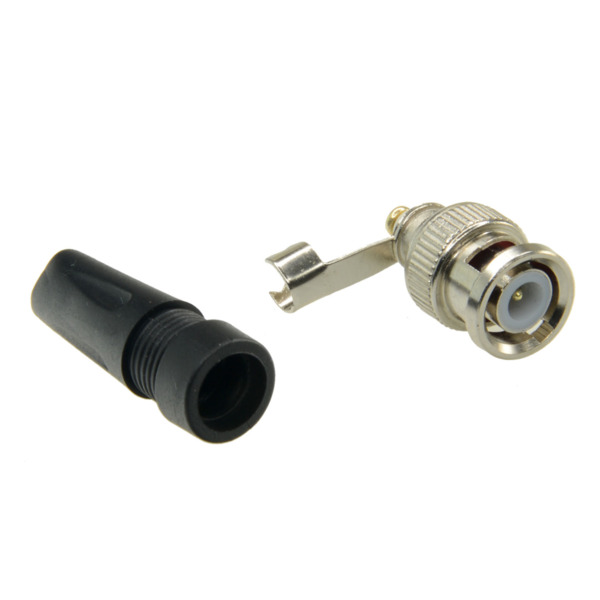 SAFIRE CON120 Conector SAFIRE - BNC para atornillar - Compatible con cualquier cable - Universal, no necesita crimpadora - Sólo (1)