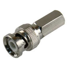 SAFIRE CON150 Conector rápido SAFIRE - BNC para enroscar - No necesita crimpadora - 35 mm (Fo) - 14 mm (An) - 15 g