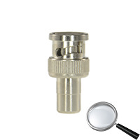 SAFIRE CON210 Conector - BNC macho - RCA hembra - 25 mm (Fo) - 10 mm (An) - 5 g (2)