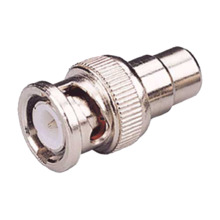 SAFIRE CON210 Conector - BNC macho - RCA hembra - 25 mm (Fo) - 10 mm (An) - 5 g