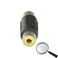 SAFIRE CON240 Conector SAFIRE - RCA hembra - RCA hembra - 31 mm (Fo) - 11 mm (An) - 3 g (2)
