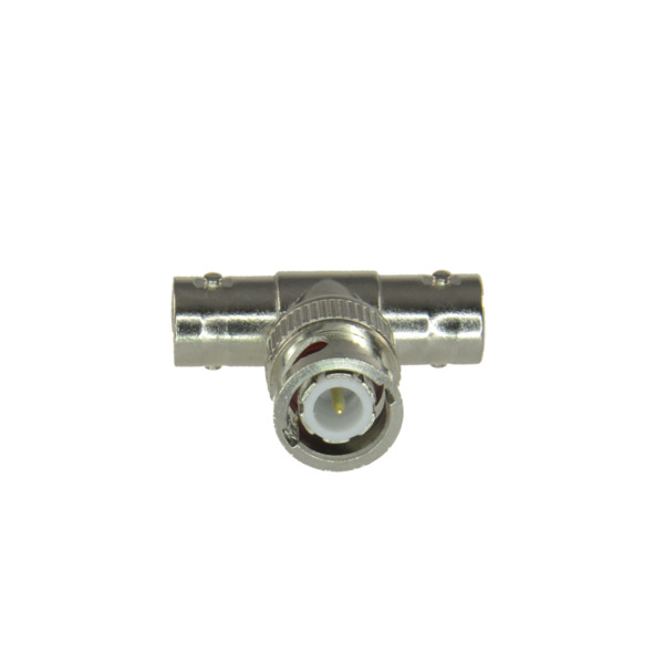 SAFIRE CON250 Conector SAFIRE derivador tipo &quot;T&quot; - BNC macho - 2 BNC hembra - 30 mm (Fo) - 10 mm (An) - 10 g (1)
