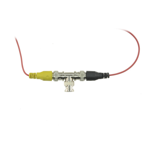 SAFIRE CON250 Conector SAFIRE derivador tipo &quot;T&quot; - BNC macho - 2 BNC hembra - 30 mm (Fo) - 10 mm (An) - 10 g (3)