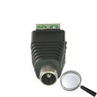 SAFIRE CON285 Conector SAFIRE - DC hembra - Salida +/ de 2 terminales - 36 mm (Fo) - 13 mm (An) - 5 g (2)