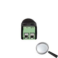 SAFIRE CON295 Conector SAFIRE - RCA macho - Salida +/ de 2 terminales - 36 mm (Fo) - 13 mm (An) - 5 g (2)