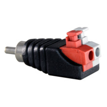 SAFIRE CON295A Safire - Conector RCA macho de fácil conexionado - Salida +/ de 2 terminales - 36 mm (Fo) - 13 mm (An) - 5 g