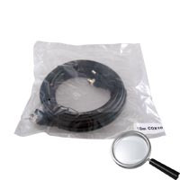 SAFIRE COX10 Cable combinado RG59 + DC - Conector BNC - 10 metros - Vídeo - Alimentación - Bajas pérdidas (2)