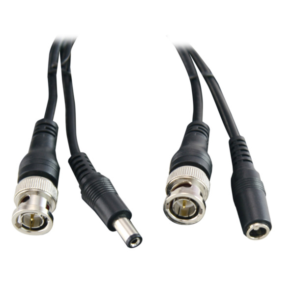 SAFIRE COX10 Cable combinado RG59 + DC - Conector BNC - 10 metros - Vídeo - Alimentación - Bajas pérdidas (3)