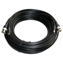SAFIRE COX10 Cable combinado RG59 + DC - Conector BNC - 10 metros - Vídeo - Alimentación - Bajas pérdidas