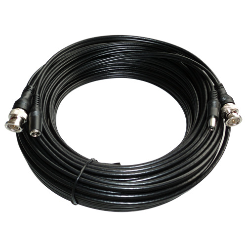 SAFIRE COX10 Cable combinado RG59 + DC - Conector BNC - 10 metros - Vídeo - Alimentación - Bajas pérdidas