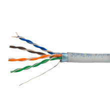SAFIRE FTP6-300 Cable FTP - Categoría 6 - Conductor OFC, pureza 99.9% cobre - Rollo de 305 metros - Diámetro 6 mm - Compatible c