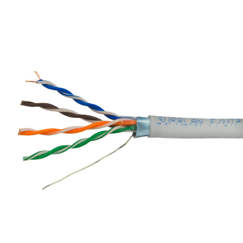 SAFIRE FTP6-300 Cable FTP - Categoría 6 - Conductor OFC, pureza 99.9% cobre - Rollo de 305 metros - Diámetro 6 mm - Compatible c
