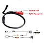 SAFIRE MIC01 Micrófono externo - Acoplable a cualquier cámara - Conector Audio RCA (Blanco) - Conector Alimentación entrada/sali (4)
