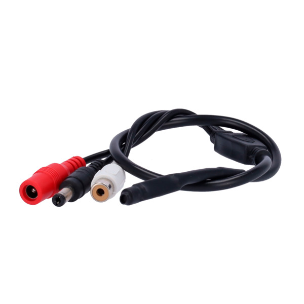 SAFIRE MIC01 Micrófono externo - Acoplable a cualquier cámara - Conector Audio RCA (Blanco) - Conector Alimentación entrada/sali (5)