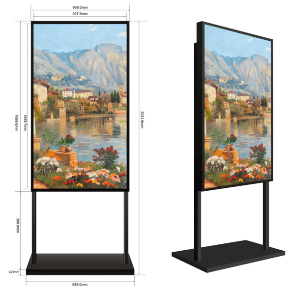 SAFIRE SF-75WF-FB Soporte a suelo  - Compatible con SF-75WF50-4K - Distancia a suelo 342mm (5)