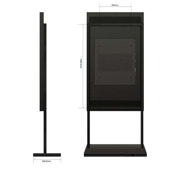 SAFIRE SF-75WF-FB Soporte a suelo  - Compatible con SF-75WF50-4K - Distancia a suelo 342mm (7)