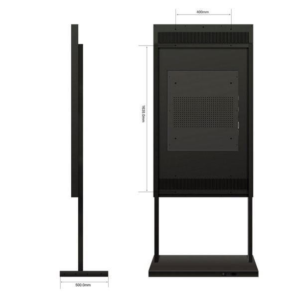 SAFIRE SF-86WF-FB Soporte a suelo  - Compatible con SF-86WF35-4K - Distancia a suelo 310mm (7)