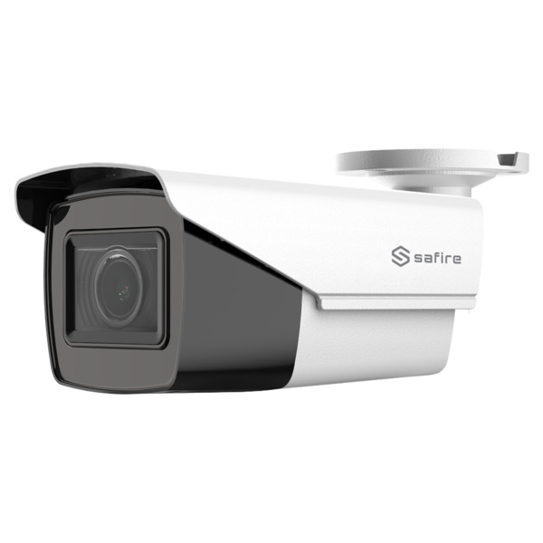 SAFIRE SF-B788ZP-5E Cámara Bullet HDTVI Safire Gama ECO - 5 Mpx High Performance CMOS - Lente motorizada 2.7~13.5 mm - Smart IR