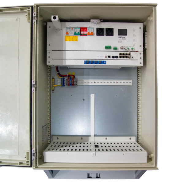 SAFIRE SF-BOX08220-BMS-IP55 Armario de poliéster carga rápida para farola - Diferencial, magnetotérmico y SPD - Dimensiones exte (1)