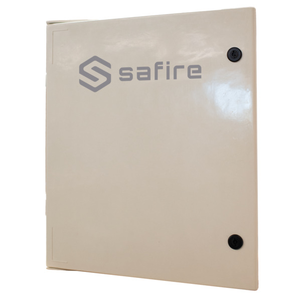 SAFIRE SF-BOX08ECO-BMS-IP55 Armario de poliéster SMC - Diferencial, magnetotérmico y SPD - Dimensiones exteriores 60x50x23cm - (1)