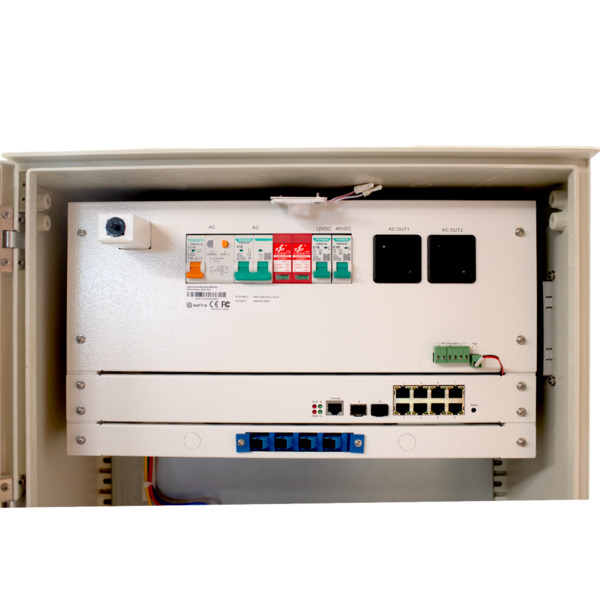 SAFIRE SF-BOX08ECO-BMS-IP55 Armario de poliéster SMC - Diferencial, magnetotérmico y SPD - Dimensiones exteriores 60x50x23cm - (5)